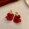 Bohemian Colorful Flower Earrings For Women Petal Pendant Earrings Party Drop Earrrings Jewelry Y2k Accessories A - Image 11