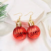 Christmas Snowflake Star Ball Shaped Bulb Earrings Hook For Women Ear Dangle Drop Xmas Party Jewelry Gift - Image 9