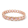 8mm Round Enamel Zirconia Bracelets For Women Colorful Boho Elastic Bangle - Image 12