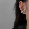 Y2K Irregular Liquid Earrings for Women Silver Color Hip-Hop Punk Geometric Earring Clip Girl Party Jewelry - Image 3