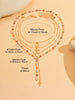 Layered Rosary Cross Necklace with Mary Pendant and Beaded Y Chain - Image 11