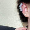 1Pcs Zircon Star Flower Clip Earrings for Women Girl Simple Crystal Without Piercing Ear Cuff Y2K Jewelry - Image 2