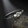 Gold Color Star Heart Open Bangle Stainless Steel Blank Bar Twisted Cable Wire Bracelets for Women Jewelry Gifts - Image 10