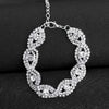Korean Style Jewelry Rhinestone Bracelet for Women, Simple Diamond Shaped Geometric Diamond Inlaid Bracelet, Shining for - Image 3