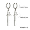 Witches Knot Dangle Earrings for Women Wiccan Witch Charms Stainless Steel Hoop Earrings Goth Jewelry Religious Gift - Image 12