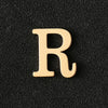 26 English Letter Brooches Gold-Color Metal Letter Pins Suit Shirt Collar Lapel Badge Jewelry Simple Clothing Accessories - Image 19