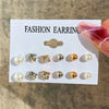 Korean Women Earrings 12 Pair/Set Beige White Pearl Simple Earrings Wedding Jewelry For Gift Valentine's Day gift - Image 8