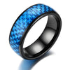 Inlay Blue or Black Carbon Fiber for Men Women 7mm Ceramic Finger Ring,Gen2 Rewritable 13.56mHz Uid 1K Smart Jewerly Ring - Image 8