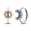 Silver Star And Moon Women Earrings Brilliant Wedding Engagement Star Earrings Jewelry Gift - Image 20
