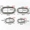 1-5Pcs Oval Coil Spring/50/65/80mm Heavy Duty 304 Stainless Steel O Ring Snap Hook Quick Release Rings Carabiner Buckle - Image 3