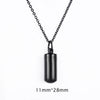 Cylinder Ashes Urn Pendant Charm Stainless Steel Cremation Memorial Necklace Jewelry 3 Colors - Image 9