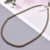 Color Crystal Glass Necklace Statement Short Chain Necklace For Women 3mm Crystal Glass Beads Chain Necklaces Jewelry - Image 15