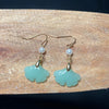 Retro Green Jade Ginkgo Leaf Style Pearl Drop Earring Chinese Ancient Style Hook Earrings For Women Gift - Image 4