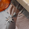 316L Stainless Steel Star Round Shiny Zircon Pendant Necklace For Women Delicate Lady Jewelry Gifts - Image 4
