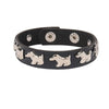 Skeleton Dog Star Skull Rivets Spike Punk Gothic Rock Leather Buckle Studded Bracelet For Women Men Bracelets Bangles - Image 4