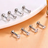 3mm Crystal Star Labret Piercing Stud Set Lip Ring Bulk Tragus Earring Flat Helix Stud Cartilage Jewelry Pack Lobe Earring Lot - Image 4