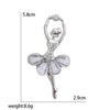 Enamel Ballerina Brooches for Women Pearl Elf Pins Rhinestone Girls Banquet Party Backpack Gift Jewelry Accessories - Image 22