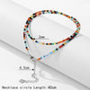 Faceted Gemstones Necklace 2mm Beads Quartz Crystal Tourmaline Lapis Shining Stone Beaded Necklace Choker Jewelry - Image 6
