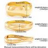 Wide Metal Spring Cuff Bangle with Geometric Coil Design - Image 5
