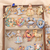 Baroque Zodiac Sign Design Brooches for Men and Women, Jewelry, Accessories, Surprise Party Gifts for Couples - Image 6