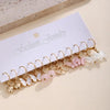 Multi-Pair Cute Charm Hoop Earrings, Butterfly Heart Bear Bow Design for Women - Image 4