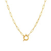 Stainless Steel Heavy Duty Chain Necklace For Women Gold/Silver Color Metal Oval Link Chunky Chain Choker Necklaces - Image 1