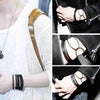 10 Pcs In 1 Bag Black Silicone Rope Bracelets For Men Women Charm Simple Casual Punk Rock Unisex Bracelet Bangles Jewelry - Image 4
