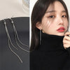 316L Stainless Steel Long Tassel Earrings For Women Elegant Simple Gold Color Drop Earring Stylish Jewelry Personality Gift - Image 14