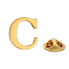 Quality Brass Initial A to Z 26 Letters Pin English Symbol Design Men's Suit Collar Lapel Brooch Pin - Image 4