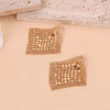Vintage Square Metal Mesh Earrings for Women Personality Jewelry Dangle Earrings Gifts - Image 4