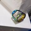 Titanium Stainless Steel Creative Bottle Opener Ring Jewelry For Unisex Punk Simple Party Bar Gift - Image 6