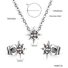 Necklaces Jewelry Sets For Women Girls Stainless Steel Pendant Necklaces And Earrings 2 Pieces Sets Wedding Party Jewelry Gifts - Image 3