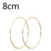 Large Thin Hoop Earrings in Stainless Steel 30mm to 100mm - Image 26