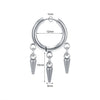ZS 1 PC Hip Hop Sword Hoop Earring Men Jewelry Dangle Earrings Stainless Steel Round Ear Hoop Cone Chain Punk Jewelry Gift Women - Image 15