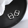 Stainless Steel Love Heart Hoop Earrings Women Metal Geometric Heart Hollow Ear Buckle Earrings Pig Nose Punk Jewlery Gift - Image 7