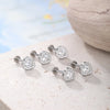 Cubic Zirconia Labret Stud 16G Internally Threaded for Lip Tragus and Helix - Image 46