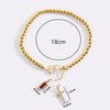 Zircon Cross Charm Bracelet for Women Stackable Birthstone Bracelet Stainless Steel Beaded Stretch Hand Chain Jewelry Girlfriend - Image 2