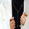 Stainless Steel Chain Necklace with Long Tassel Details - Image 52