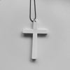 Wooden Cross Pendant Necklace with Alloy Chain and 71 cm Length - Image 7