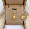316L Stainless Steel Sun Pendant Necklace For Women and Planet Clavicle Chain Party Jewelry Gifts - Image 9