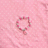 2pcs/set Cute Animal Cartoon pink candy Children's sweater necklace pearl bracelet for children gift - Image 3