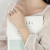 Silver Frosting Shiny Bangle Women's Bracelets Wedding Quality Jewelry Accessories - Image 4