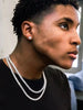 Hip Hop Acrylic Crystal Tennis Chain Necklace For Men Rock Choker Necklace For Women Party Jewelry Gift - Image 1