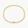 Stainless Steel Gold Plated Birthstone Bracelet For Women Pink Red Cubic Zirconia Chunky Beads Chain Bracelets Bangles - Image 12