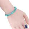8mm Beads Religious Cross Bracelet for Women Men Natural Turquoise Stone Elastic Link Prayer Bracelet for Boy Girls - Image 21
