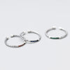 Silver Snake Pattern Colorful Zircon Adjustable Rings For Women Engagement Accessories - Image 6