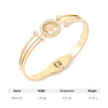 Women's Bangle Stainless Steel Jewelry Tree of Life Plant Cuff Bracelet Female Bangles for Women - Image 2