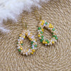 Small Earrings National Flag Colors Water Drop Earrings for Women Handmade Beads Crystal Earrings Gift Jewelry - Image 19