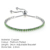 Tennis Bracelet For Women Style 4 Color 4 Claws Mosaic Cubic Zirconia Silver Color Jewelry Gift - Image 22
