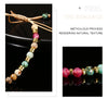 Braided Bead Bracelet with Adjustable Cord in Turquoise-Tone - Image 11